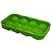 SPHTOEO Ice Ball Maker Mold Green Flexible Silicone Ice Tray Molds 4 X 4.5cm Round Ice Ball Spheres