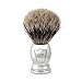 Parker SR1 Classic Straight Razor Set for the Ultimate Wet Shave – Includes 100% Pure Badger Brush, Chrome Stand & 100 Premium Stainless Steel Blades – Barber‑Quality Grooming Kit for Men