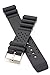 PerFit® 22mm Rubber Diver Watch Band + Spring Bars for CITIZEN Promaster, Aqualand, SEIKO SKX, Turtle, Tuna and others, Black