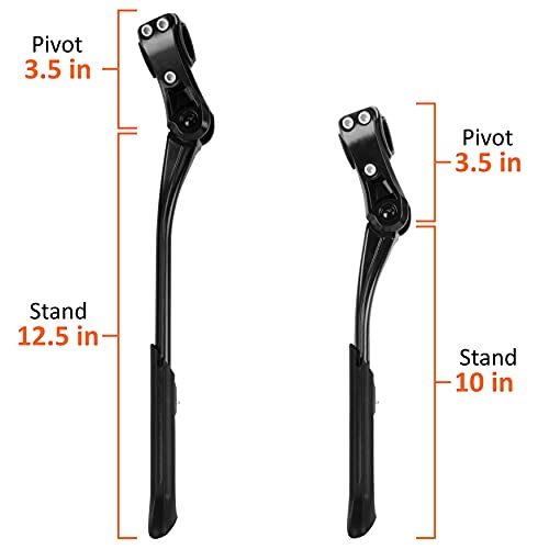 BV Bike Kickstand Alloy Adjustable Height Rear Side Bicycle Kick