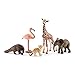 Schleich Wild Life, Realistic Animal Toys Set with Flamingo, Cheetah, Giraffe, Elephant and Pangolin, Ages 3+