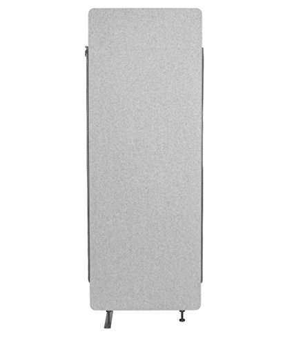 ReFocus Acoustic Room Dividers | Office Partitions – Reduce Noise and Visual Distractions with These Easy to Install Wall Dividers (24" X 66", Cool Gray)