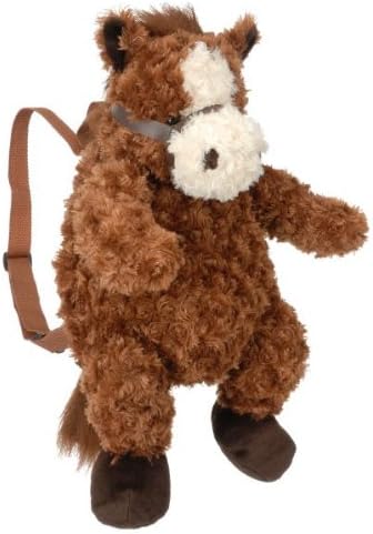 Gift Corral Plush Horse Backpack - Medium Brown