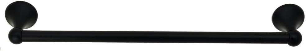 4-Piece Bathroom Hardware Accessory Set With 18" Towel Bar - Matte Black: Home & Kitchen