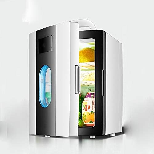 NYGJMNBX Mini Portable Compact Personal Fridge Cools & Heats 100% Freon-Free & Eco Friendly Includes Plugs for Home Outlet & 12V Car Charger (Color : Black)