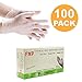 Fit Meal Prep 100 Pack Disposable Latex Free Medium M Vinyl Food Prep Gloves - Powder Free, Ideal for Kitchen, Bathroom, Household, Gardening