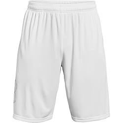 Under Armour Mens Tech Graphic Short , White