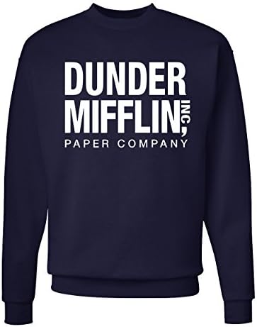 Superior Apparel Dunder Mifflin Paper Company The Office Adult Crewneck Sweatshirt