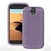 Wireless PROTECH Compatible with/Replacement for Durable Slim Flex Case for Kyocera DuraForce Pro, Phone Models E6810, E6820 and E6830 (Purple)