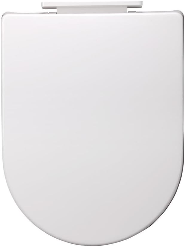 LUXURY SOFT CLOSE HEAVY DUTY OVAL OR D SHAPE TOILET SEAT ANTI SLAM D-Shape SASTS-03