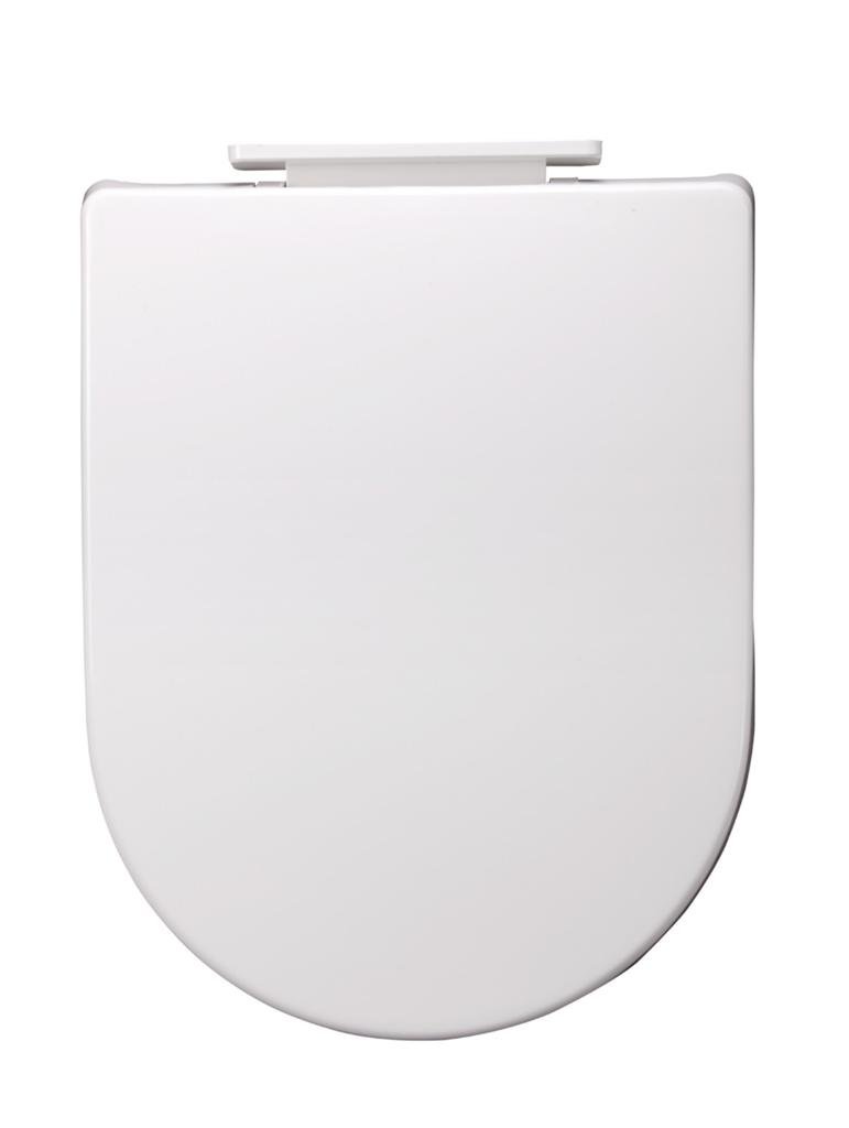 LUXURY SOFT CLOSE HEAVY DUTY OVAL OR D SHAPE TOILET SEAT ANTI SLAM D-Shape SASTS-03