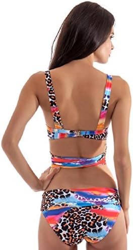 Dahanyi Speacial2017 Women's Halter Sandy Beach Bra 2pcs Soft Bikini Set Swimsuit Beach Swimwear (XL, B) Sexy
