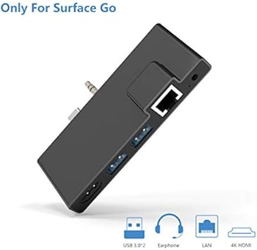 Amazon Com Cateck Surface Go Docking Station Usb C Hub Hdmi Adapter 5 In 1 Type C Hub With 1000m Rj45 Ethernet 4k Usb C To Hdmi 2 Usb 3 0 Ports Audio Mic Output Headset