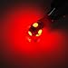 XT AUTO 10pcs Red T10 Wedge 5-SMD 5050 LED Light bulbs W5W 2825 158 192 168 194 for Car Boot Trunk Map Light Number Plate License Light