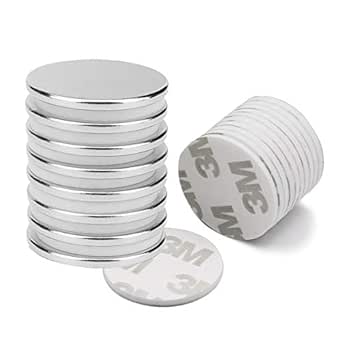 Juego de 8 imanes de neodimio, Imanes fuertes adhesivos con ...