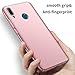 Huawei P Smart 2019 Case,Huawei Honor 10 Lite Case, Almiao [Ultra-Thin] Minimalist Slim Protective Phone Case Back Cover for Huawei P Smart 2019/Huawei Honor 10 Lite (Smooth Pink)
