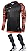 KELME Soccer Goalkeeper Jersey Pro Set Uniform - Padded Goalkeeper Shirt Shorts Socks - Men's Goalie Jersey Adults Kids