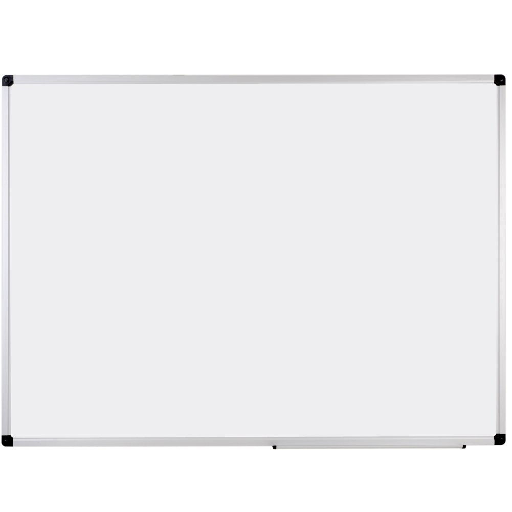 XBoard Porcelain Magnetic Dry Erase Board, 48 x 36 Inch, Aluminum Frame, Office Whiteboard with Removable Marker Tray
