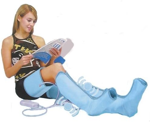 Air Compression Leg Wraps With Hand Held Control Unit - Size X-Large by Compression Leg Wraps