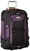 Travelpro Unisex-Adult Bold-Softside Expandable Rollaboard Upright Luggage, Black/Purple, Checked-Medium 25-Inch
