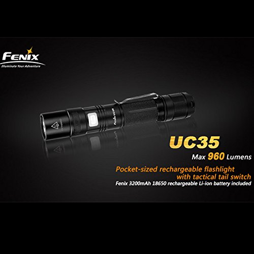 Fenix UC35 Cree XM-L2 (U2) 960LM Micro-USB Charging LED Flashlight