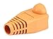 Monoprice [50pcs] RJ-45 Color Coded Strain Relief Boots - Orange