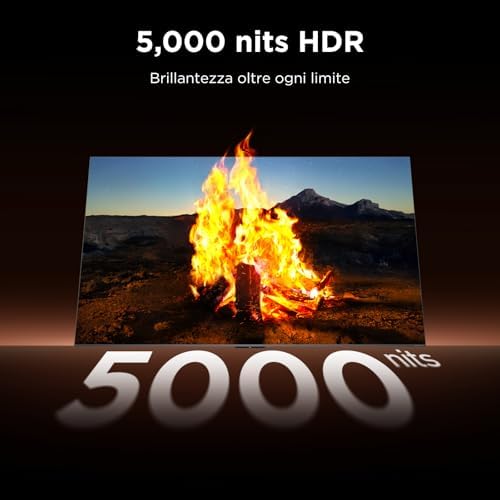65C8L – Smart TV SQD‑Mini LED 4K HDR10+ da 65", 5.000nit