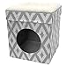 Premium X-Large Stackable Cozy Cat Cube House Bedthumb 1