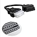 Haimall Mitsubishi 12pin OBD1 OBD2 Connector Adapter OBD diagnostic cable for Mitsubishi