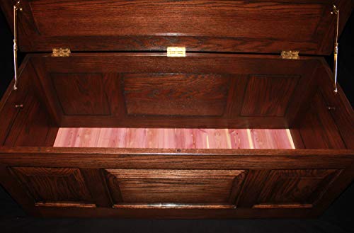Twin Size Oak Hope Chest Gift lined in cedar