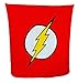 JPI DC Comics Justice League Superhero The Flash Lightning Logo Fleece Throw Blanket