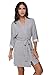 Best Seller Short Sleepwear Modal Cotton Knit Robe-Lace Trim