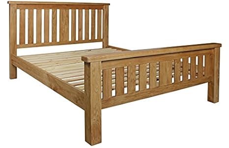 Save On Goods Uk Solid Oak Bed Frame Chunky Oak Wood Bedstead