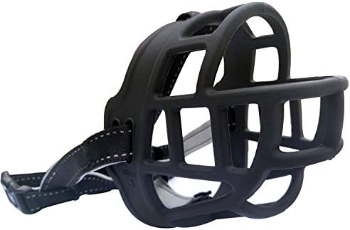 Silicone Basket Dog Muzzles, Breathable and Adjustable, Allows Drinking, Panting, and Eating