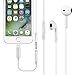 Lightning Adapter[2-Pack],Lightning Connector to 3.5mm Headphone Earphone Extender Jack Adapter Convenient and Suitable for iPhone 6/6s/7/7 Plus- White