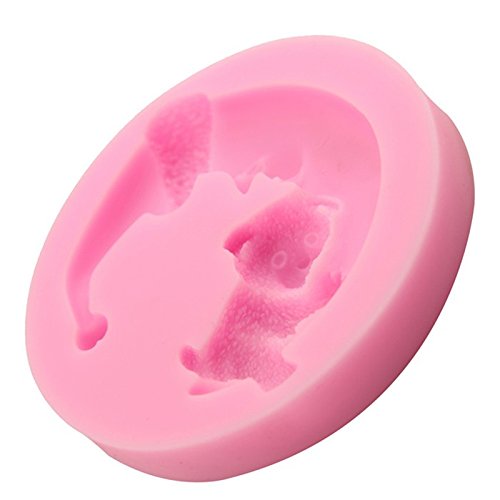 Baking Cake Fondant Tools Bear Moon Cute Polymer Clay Mould Chocolate Candy Soap Molds Bakeware Pudding Jelly Mould For Party