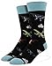 Socksmith Men's Flying Bi-Plane Novelty Sock