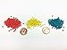 Efivs Arts 3200pcs Multicolor 6/0 4mm Seed Beads Mini Pony Beads Waist Beads for DIY Bracelets,Necklaces, Key Chains and Kid Jewelry Bead Box Kit,J002