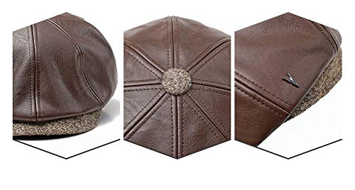 Zegoo Unisex Newsboy Cap Ivy Cabbie Hat L/XL