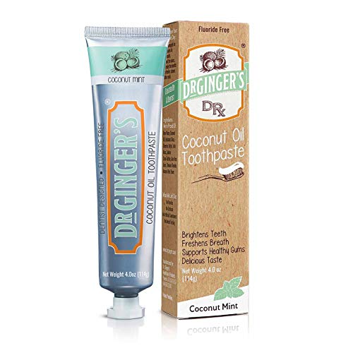 Dr. Ginger's Coconut Oil Toothpaste, AllNatural Oil Pulling & Xylitol