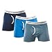 KRONIS Mens Underwear Combo 3Pk Boxer Brief Premium 180GSM Cotton + 2 Pair Socks