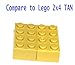 DreambuilderToy 2x4 Building Bricks, Alternative to Leading Brand 2x4 3001 (TAN) …