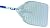 Pizza Peel Aluminum Rectangle Head (14-inches) and Tubular Long Aluminum Handle (59-inches)
