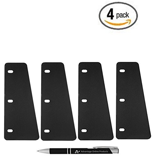 4 Pack Wilson Jones Sheet Lifters, Durable Easy Flow I, 55 Gauge, Black, 4 each, (W364-99) with Bonus AdvantageOP Black and Chrome Retractable Pen - Thumbnail 2