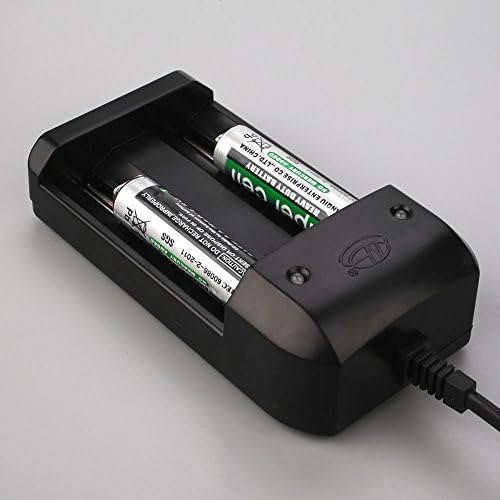 Cewaal Dual Slot Socket Dock HG-1210W Power Charging Charger For 18650 Lithium Battery