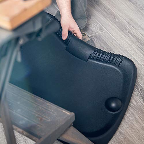 TechOrbits Standing Desk Mat - Ergonomic Anti Fatigue Standing Desk Mats - Beveled Floor Mat Sit Stand Workstation Office Floor Mats
