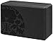 Gaiam Sol Foam Medallion Yoga Block - Dense Latex-Free EVA Foam Non-Slip Surface for Yoga, Pilates, Meditation, Black (Premium)