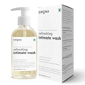 Sirona-Natural-Refreshing-Feminine-Wash-67-Fl-Oz200-ml-No-Chemical-No-Irritation-pH-Balanced-Intimate-Wash-Helps-to-Reduce-Odor-and-Itching Sirona Natural Refreshing Feminine Wash - 6.7 Fl Oz(200 ml)| No Chemical, No Irritation, pH Balanced Intimate Wash…