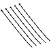 eBoot 100 Pack 6 Inch Self-locking Nylon Cable Ties, Black