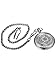 Mudder Vintage Stainless Steel Quartz Pocket Watch Chain (Silver)